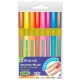 BISMARK ROTULADOR LETTERING BICOLOR ORO + 8 COLORES DE BORDE NEÓN-PASTEL -SET 8U-